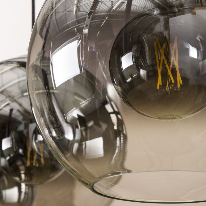 Orla Three Bubble Hanging Pendant Light