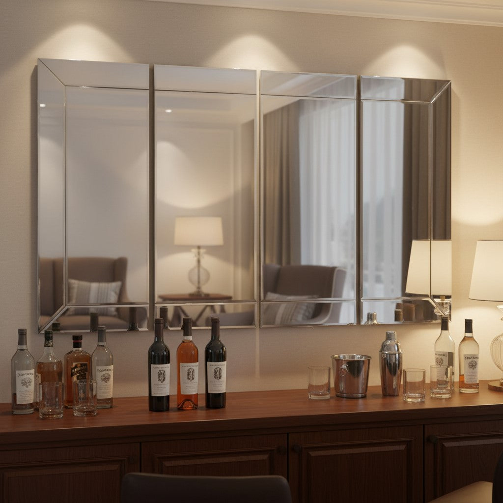 Panel Mirror Venetian 4 Piece Panel Mirror