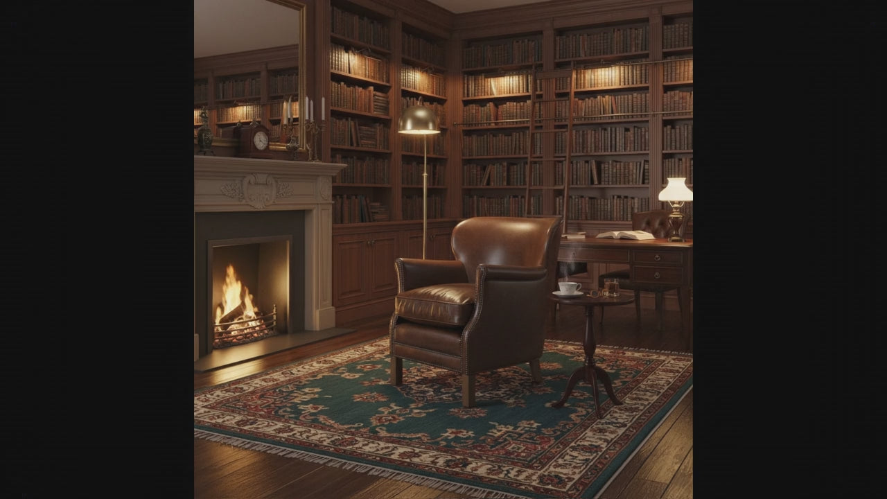 Library Leather Armchair