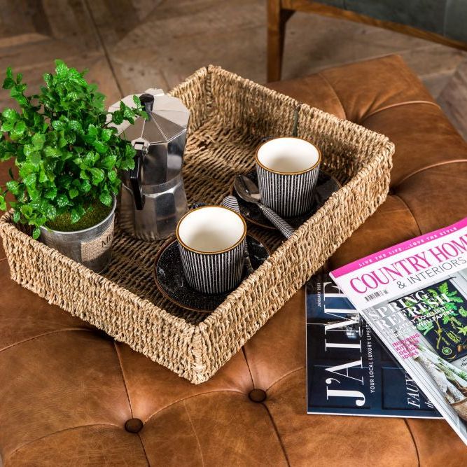 Kingsbridge Full Leather Footstool