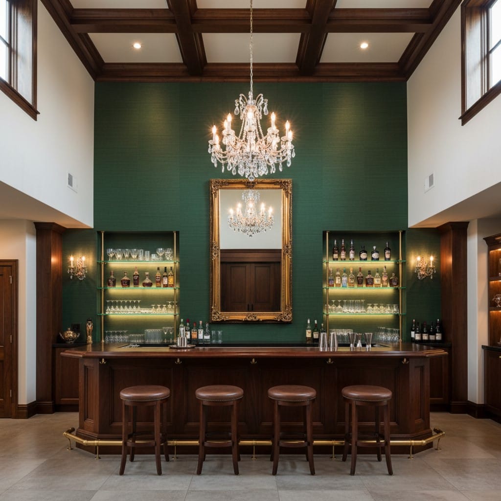 Regal Mirror Antique Gold Large Regal Mirror