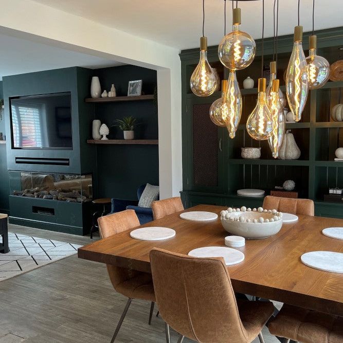 Lunar Antique Brass Pendant Light Range