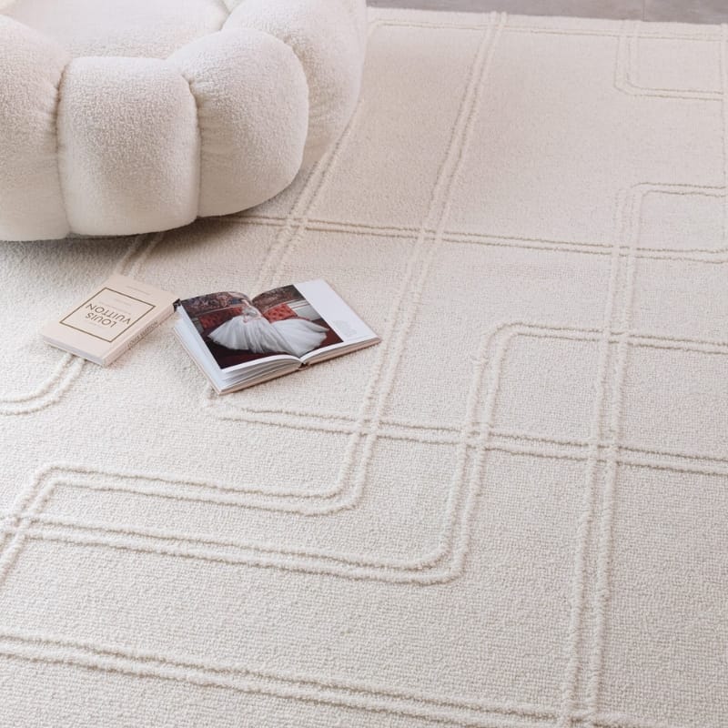 Rug Ada Linear Geometric Wool Rug