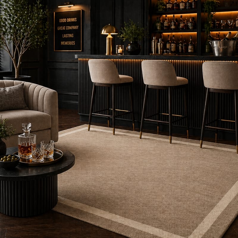 Rug Albi Wool Border Rug