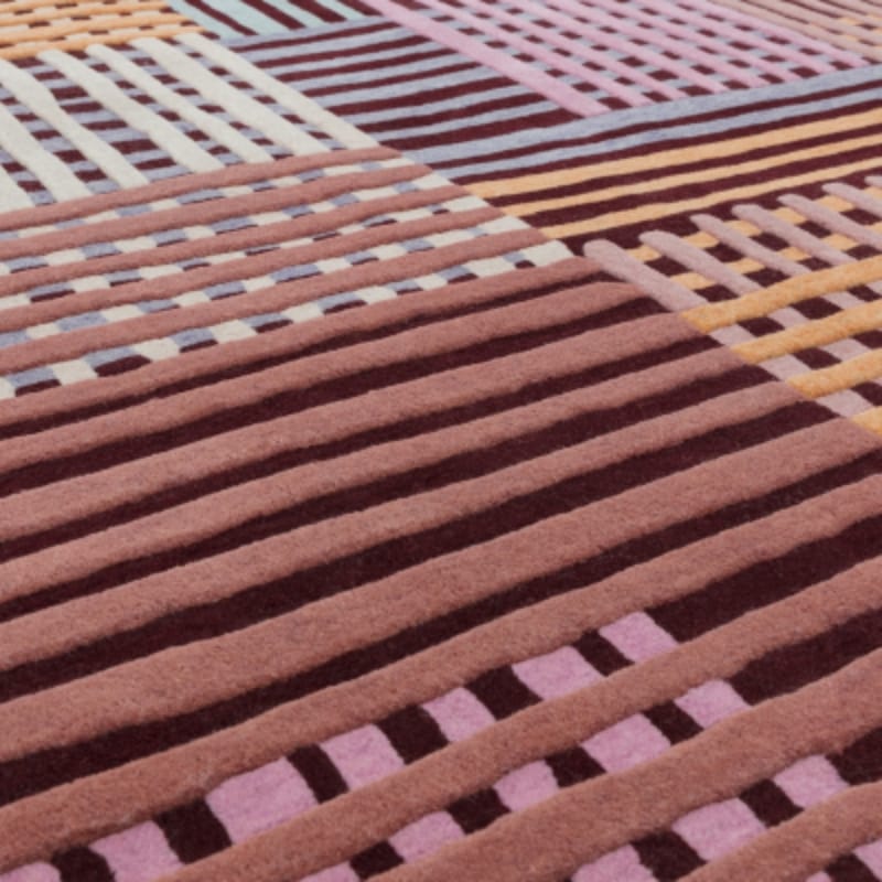 Rug Aspect Basketweave Wool Rug