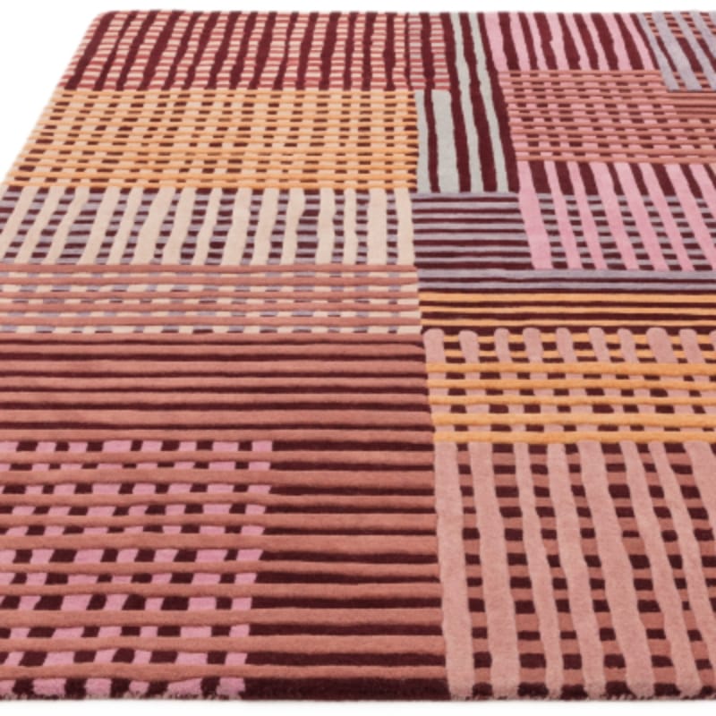 Rug Aspect Basketweave Wool Rug