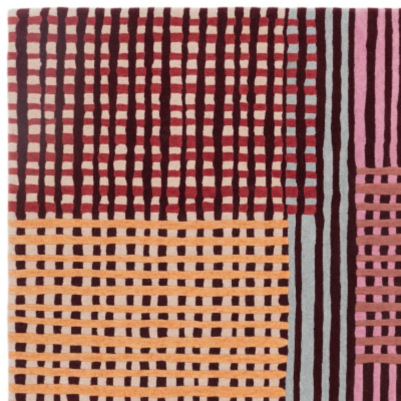 Rug Aspect Basketweave Wool Rug