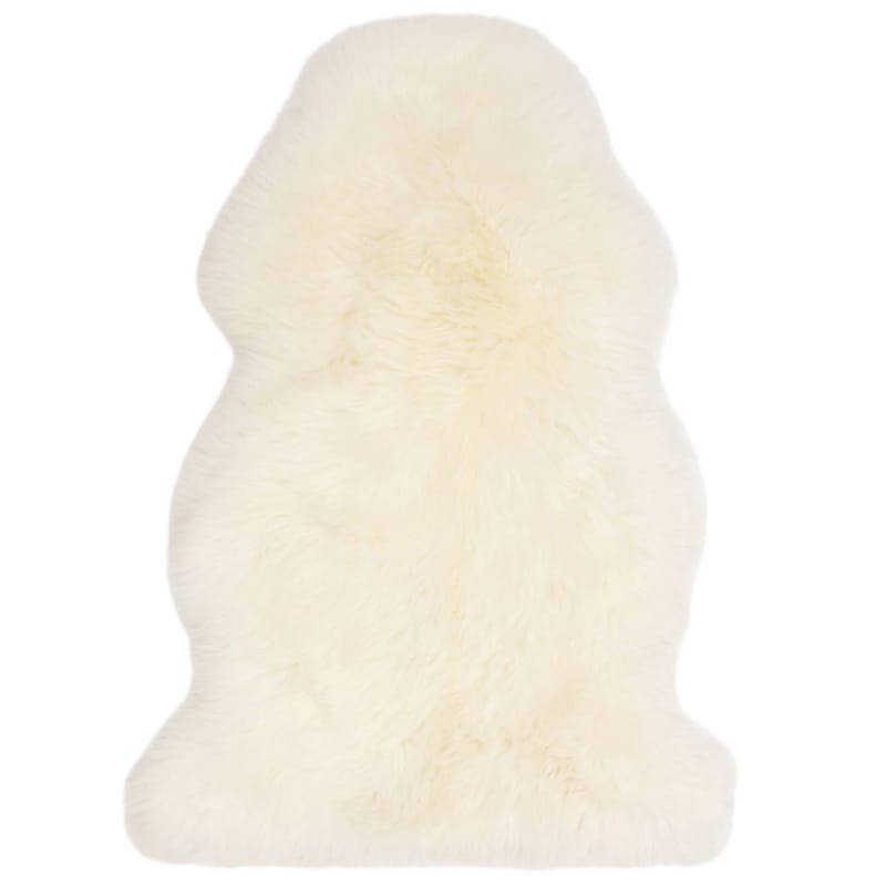 Rug Cream / 60cm x 90cm Luxe Natural Sheepskin Rug