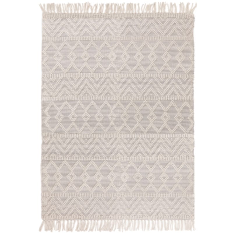 Rug Grey / 120cm x 170cm Asra Hand Woven Wool Rug