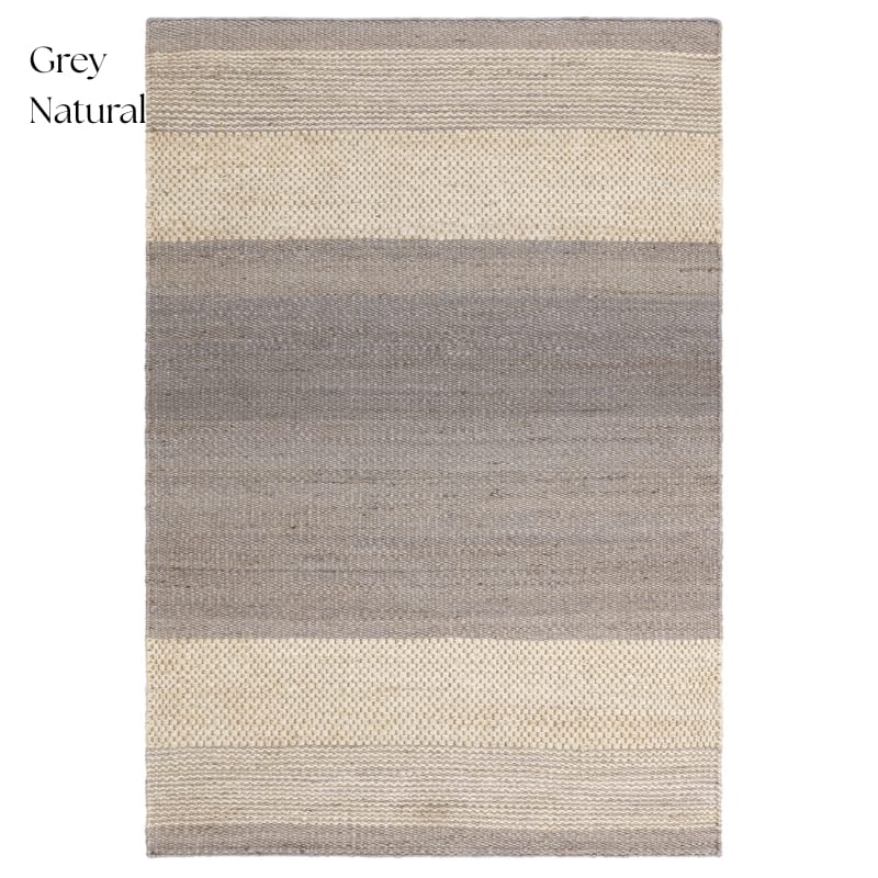 Rug Grey / Natural / 120cm x 170cm Cedar Natural Jute Rug