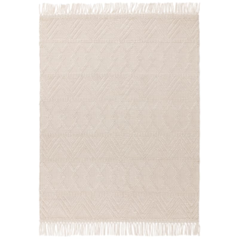 Rug Ivory / 120cm x 170cm Asra Hand Woven Wool Rug