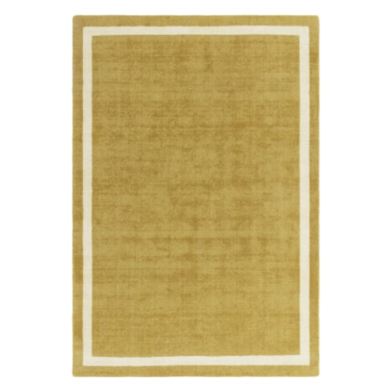 Rug Ochre / 68cm x 240cm Albi Wool Border Rug