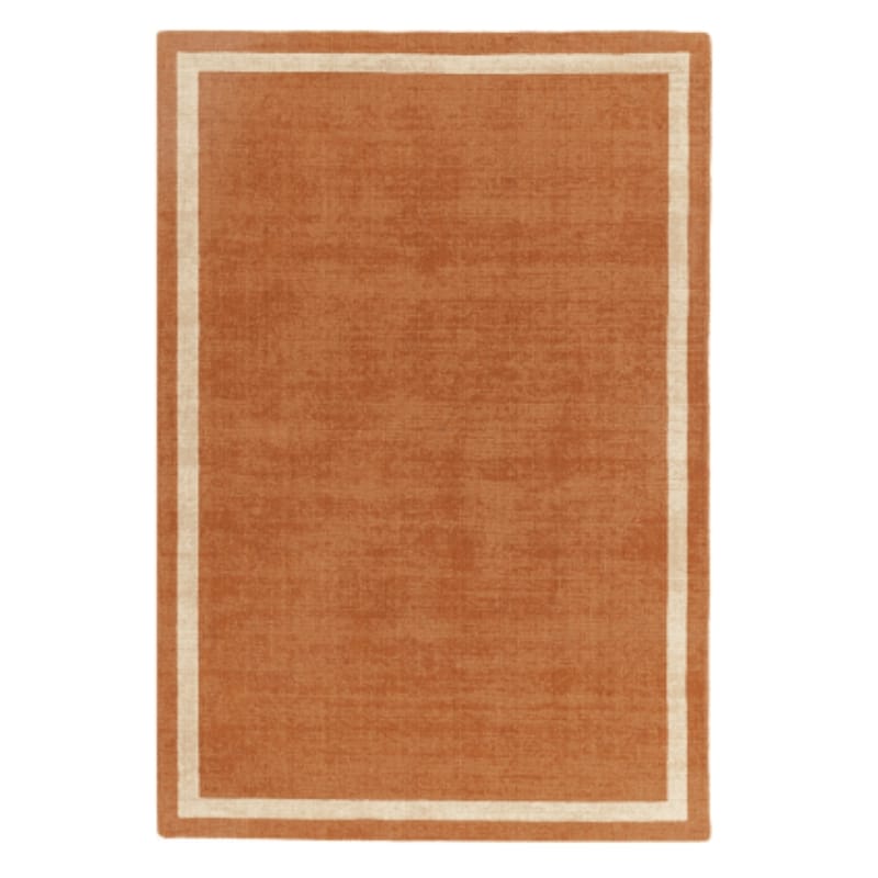 Rug Orange / 68cm x 240cm Albi Wool Border Rug