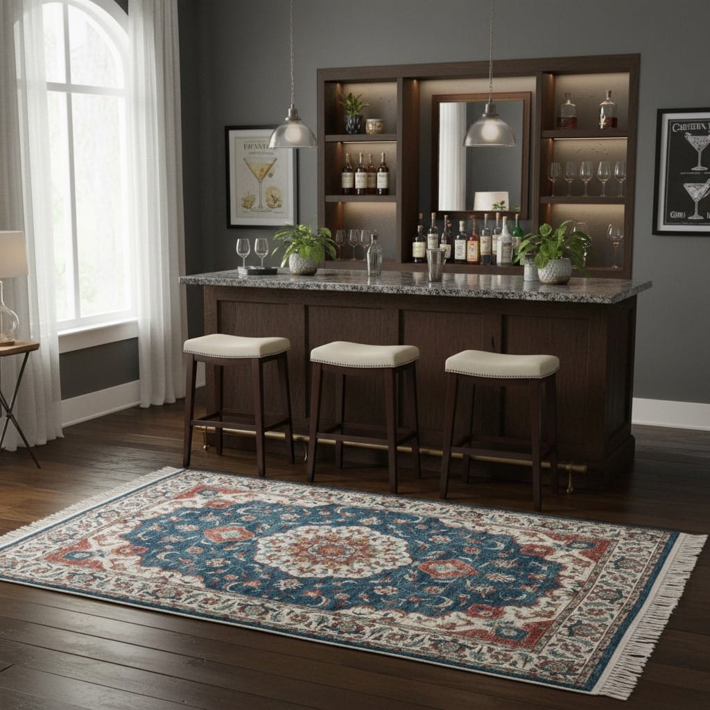 Rug Orient Traditional 230x160cm Rug With Fringe