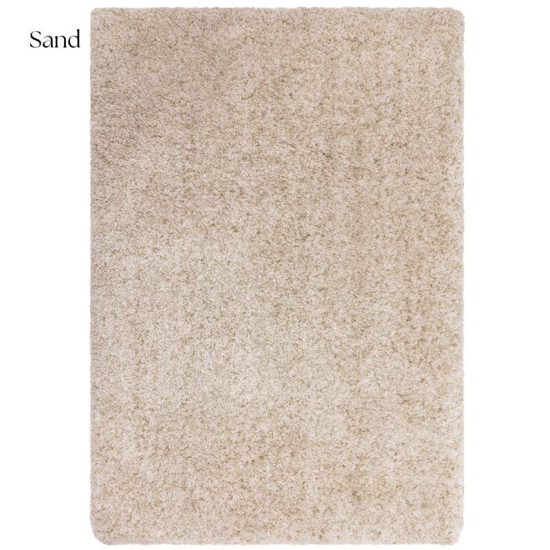 Rug Sand / 120cm x 170cm Barnaby Luxury Shaggy Rug