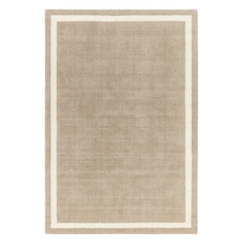 Rug Sand / 68cm x 240cm Albi Wool Border Rug