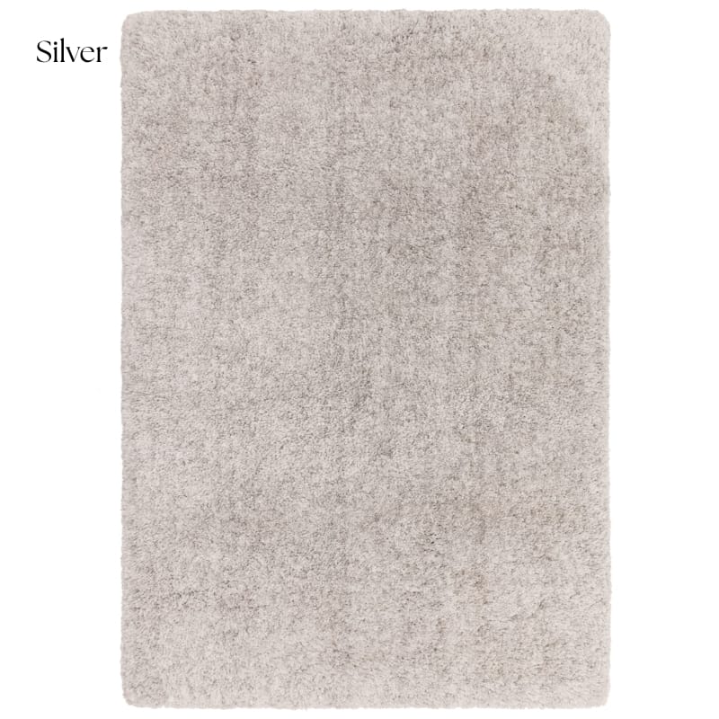 Rug Silver / 120cm x 170cm Barnaby Luxury Shaggy Rug