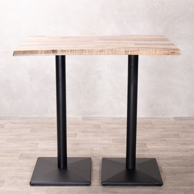 Rustic Maple Café Bar Table Range