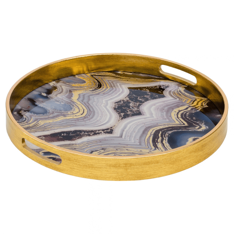 Serving Trays Circular Tray Set – Oyster Design