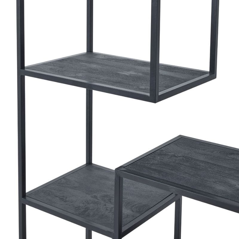 Shelving Unit Large Black Multi Shelf Unit