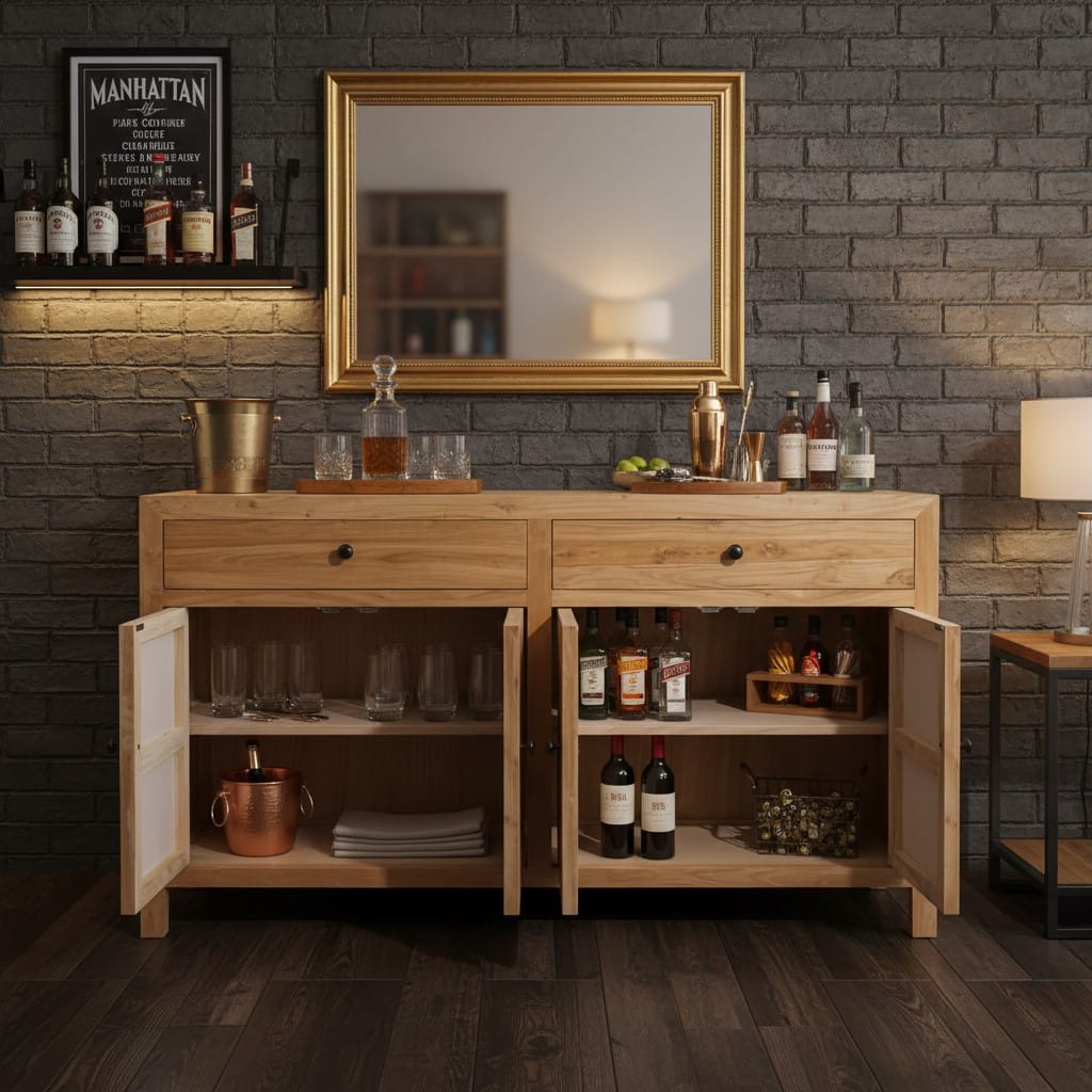 Side Cabinet Reclaimed Elm Side Cabinet