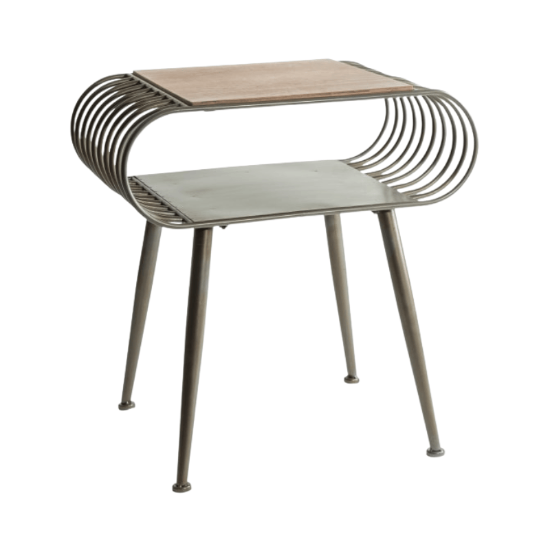 Side Table Arndale Metal & Wood Side Table
