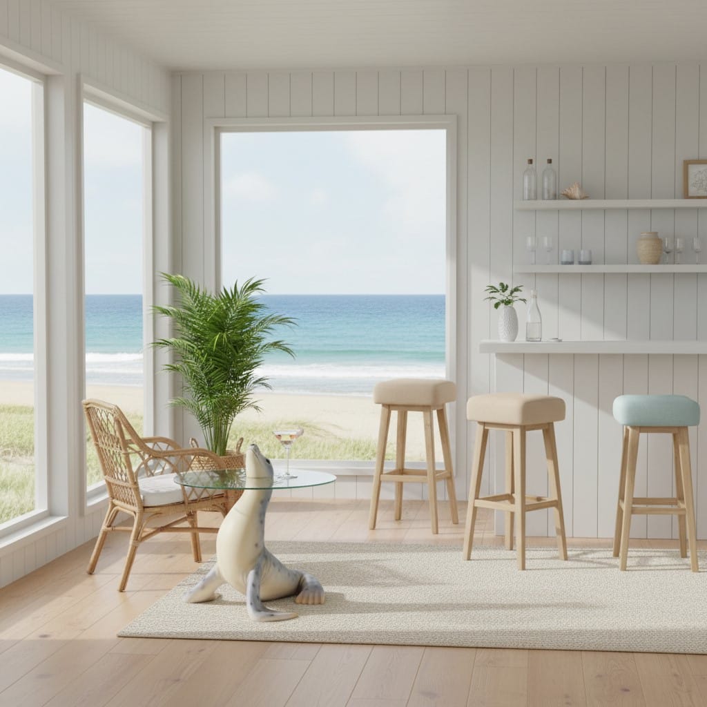 Side Table Natural Seal Coffee / Side Table