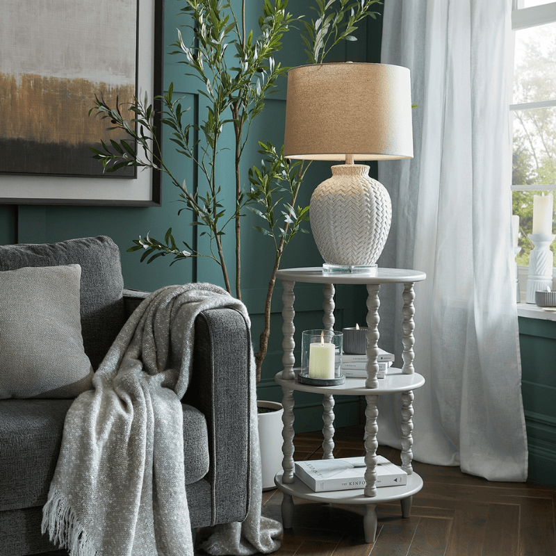 Side Table The Camden Collection Tall Round Side Table