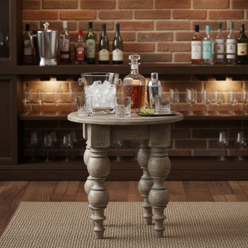 Side Table The Rutland Collection Round Side Table