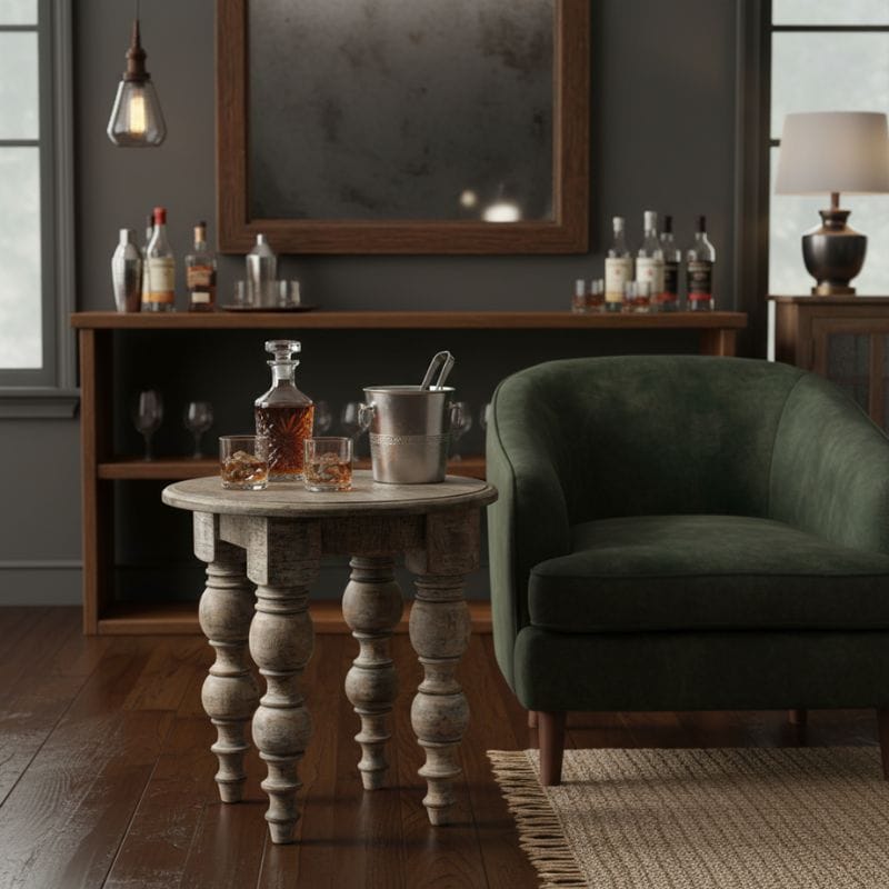 Side Table The Rutland Collection Round Side Table
