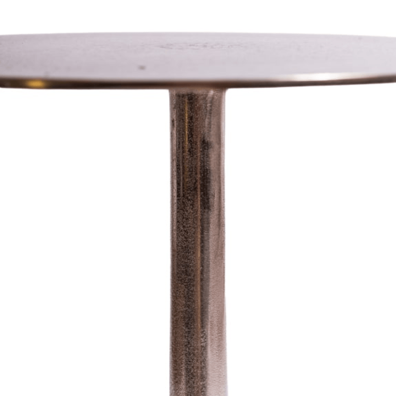 Side Tables Aluminium Raw Nickel Side Table