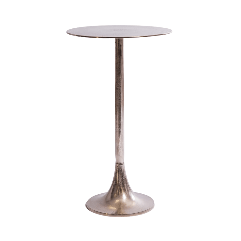Side Tables Aluminium Raw Nickel Side Table