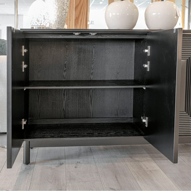 Sideboard Contour Black Panel Sideboard