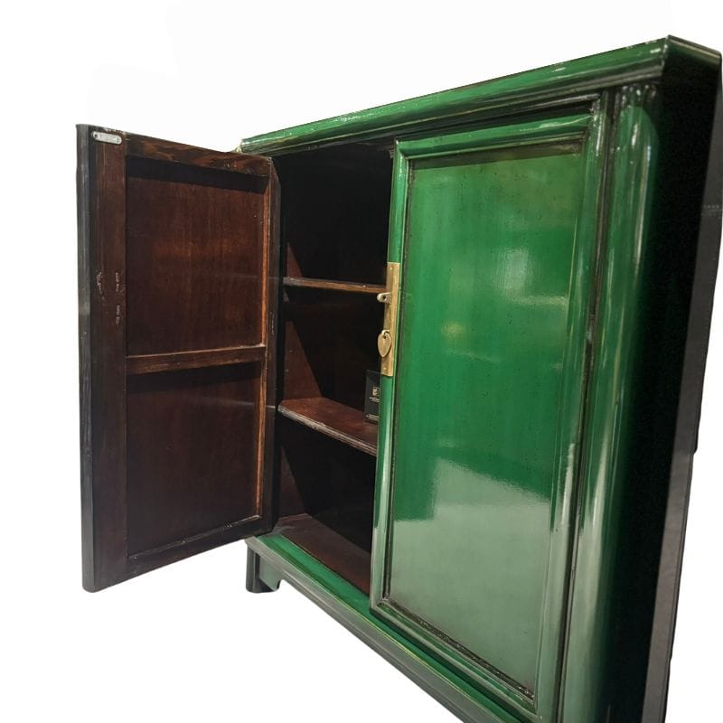 Sideboard Jade Heritage Green Pine Cabinet