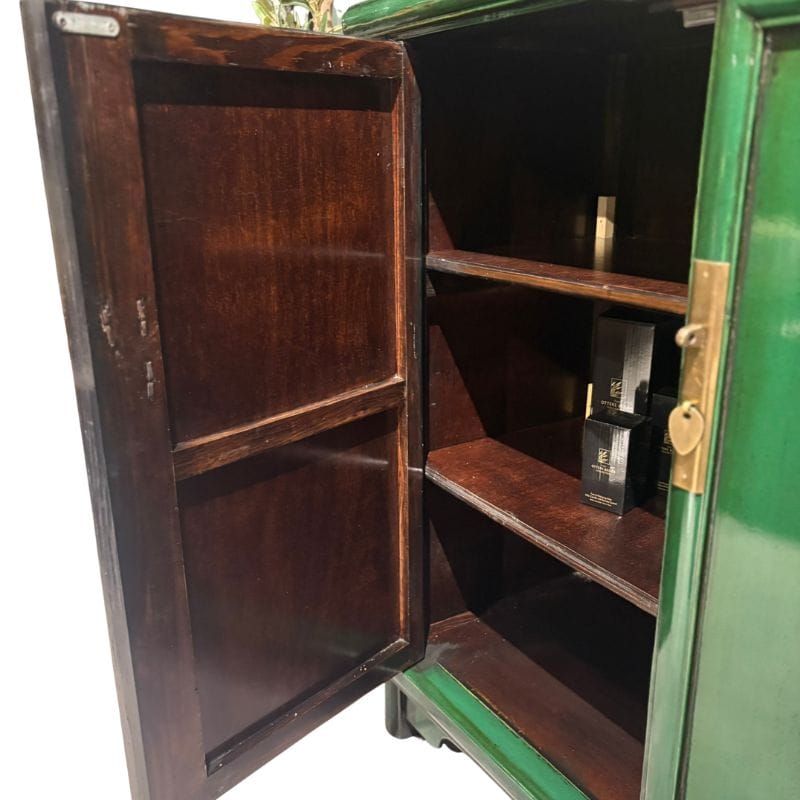 Sideboard Jade Heritage Green Pine Cabinet
