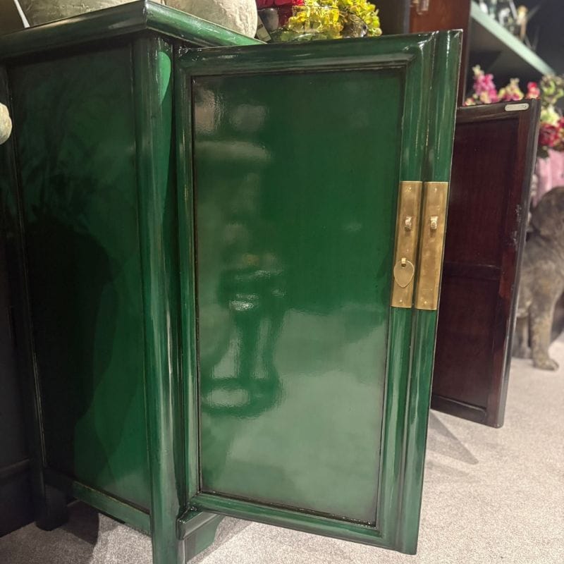 Sideboard Jade Heritage Green Pine Cabinet