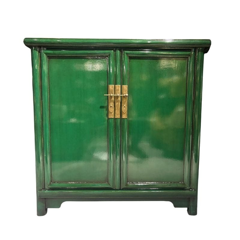 Sideboard Jade Heritage Green Pine Cabinet