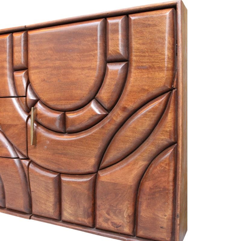 Sideboard Kanpura Wooden 2 Door 3 Drawer Side Board