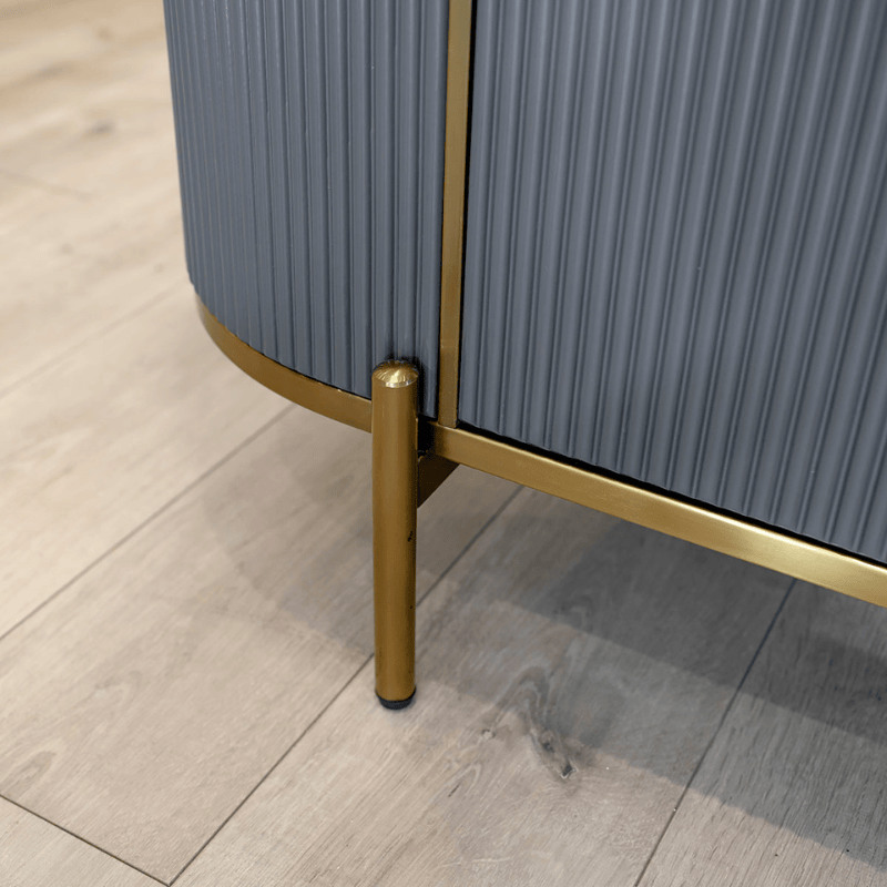 Sideboard Monaco Grey Ribbed Sideboard