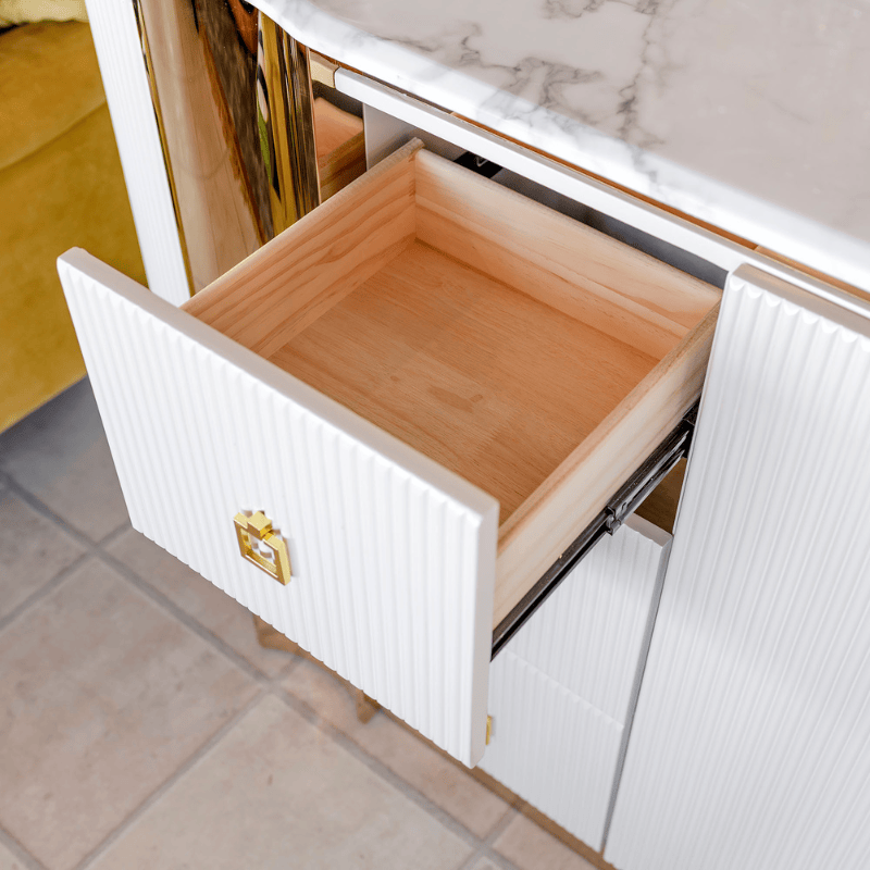 Sideboard Orbit Cream Fluted Sideboard