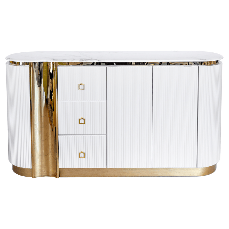 Sideboard Orbit Cream Fluted Sideboard