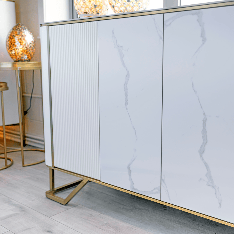 Sideboard Palazzo Fluted Marble Sideboard