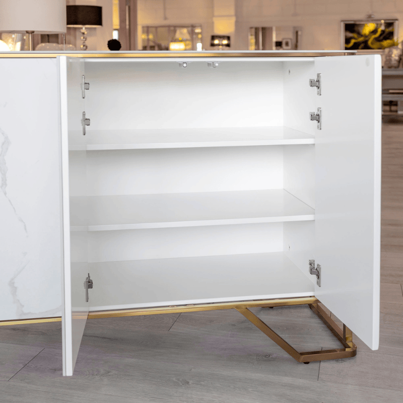 Sideboard Palazzo Fluted Marble Sideboard
