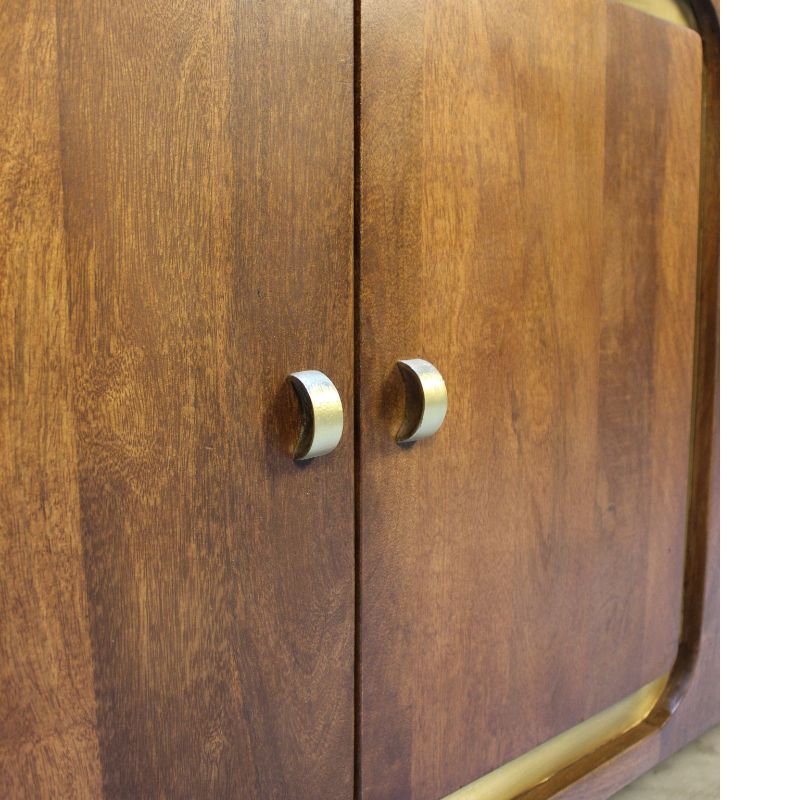 Sideboard Samel Wooden Square Design 4 Door Side Board