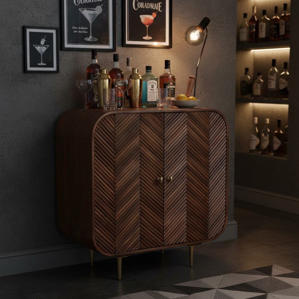 Sideboard Sonar Wooden Chip 2 Door Cabinet