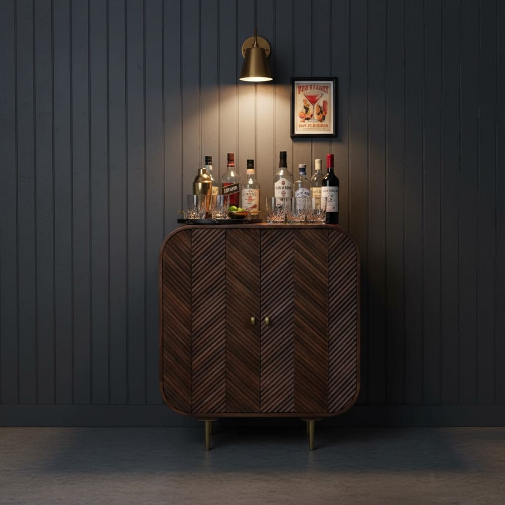 Sideboard Sonar Wooden Chip 2 Door Cabinet