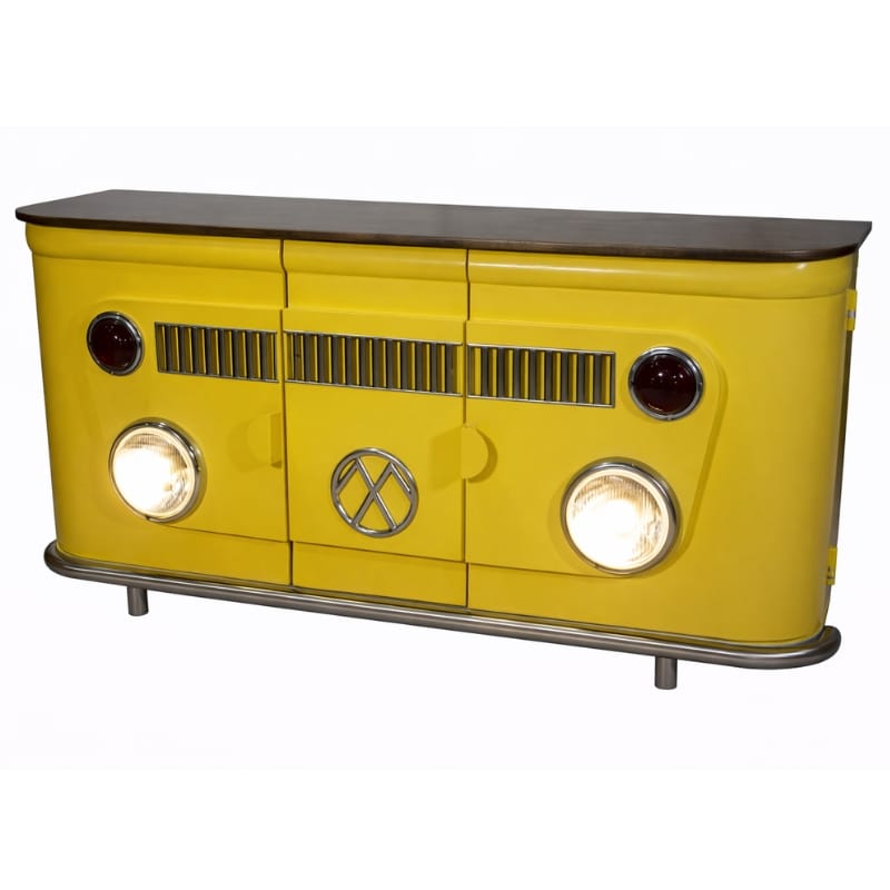 Sideboard VW Camper Style Sideboard Cabinet – Retro Bar Storage Unit