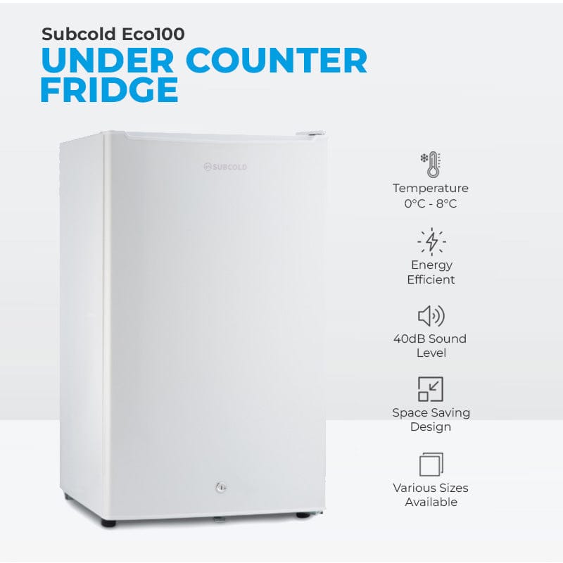 Small Fridge Subcold Eco100 LED Under Counter Fridge