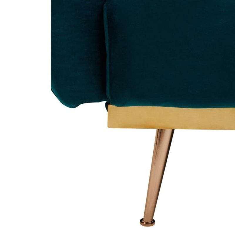 Sofa Hatton Green Velvet Sofa Bed