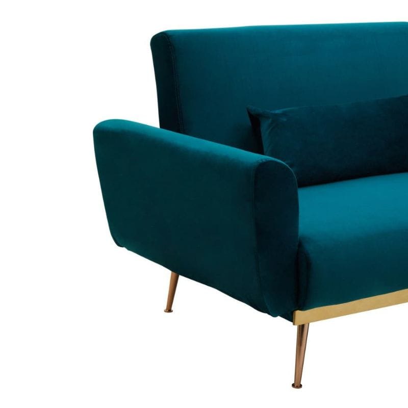 Sofa Hatton Green Velvet Sofa Bed